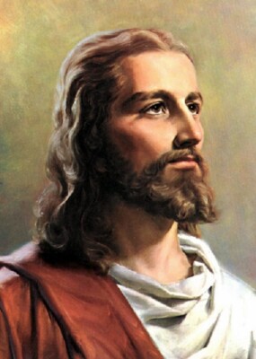 The Lord Jesus Christ Portrait art print 5''x 7'' Christian Photo 3