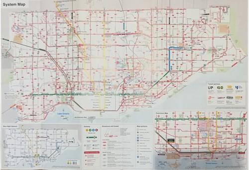 TTC πππ Ride Guide Map 2023 Summer Toronto Canada Subway Bus Public Transit - Picture 9 of 9