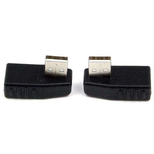 2 pcs USB 2.0 Charger Turning Angled Adapter for iPhone 6 6s 7 SE 8 X XR XS Plus - Picture 5 of 5