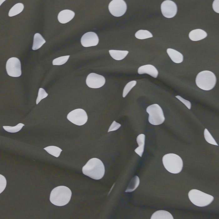 Polycotton Fabric 26mm Polka Dots Spots Spotty Craft Dress Kids Dotty Dot - Picture 24 of 31