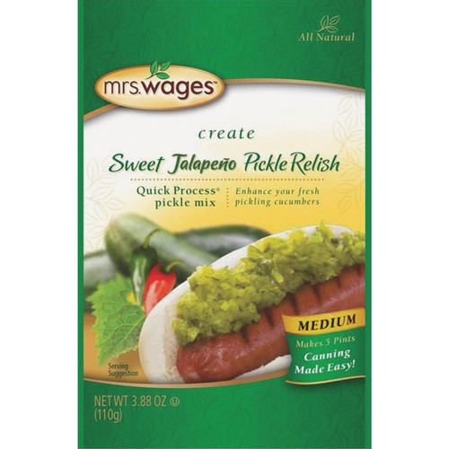 (4 Oz.) Mrs. Wages Quick ProcessJalapeno Pickle Relish Pickling Mix