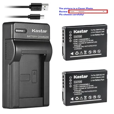 Kastar Battery Slim Charger for Panasonic DMW-BCG10 & Panasonic Lumix DMC-ZS7