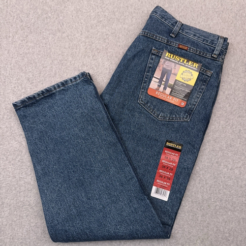 Jean Rustler Regular Fit Homme - 32 X 34 - Heavyweight - NEUF Avec étiquettes