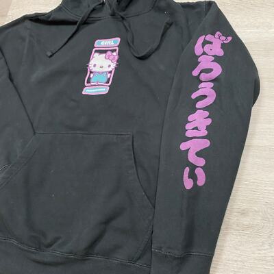 Girl Skateboards x Hello Kitty Logo Graphic Hoodie Men's S | eBay