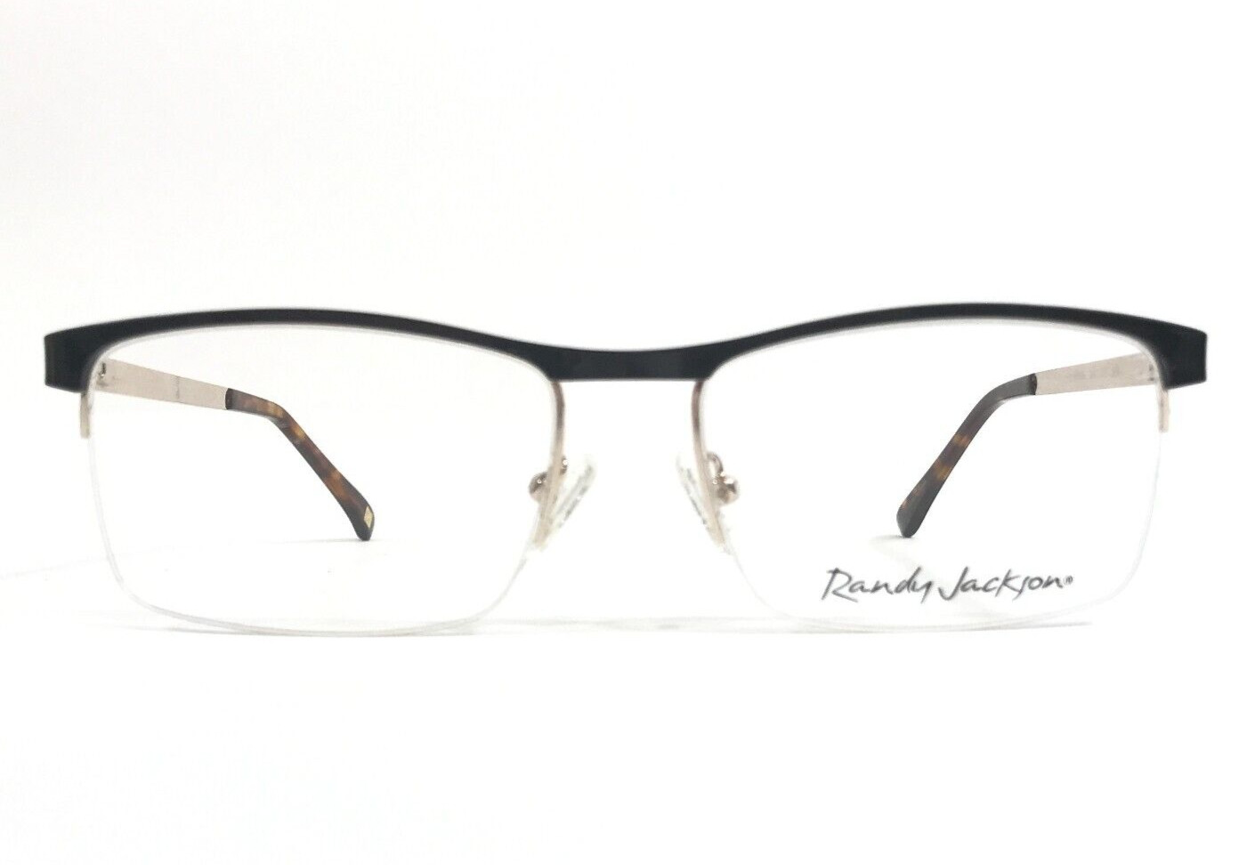 Оправа для очков Randy Jackson ZYLOWARE 1130 235, Полуободок из черного золота 55-17-145