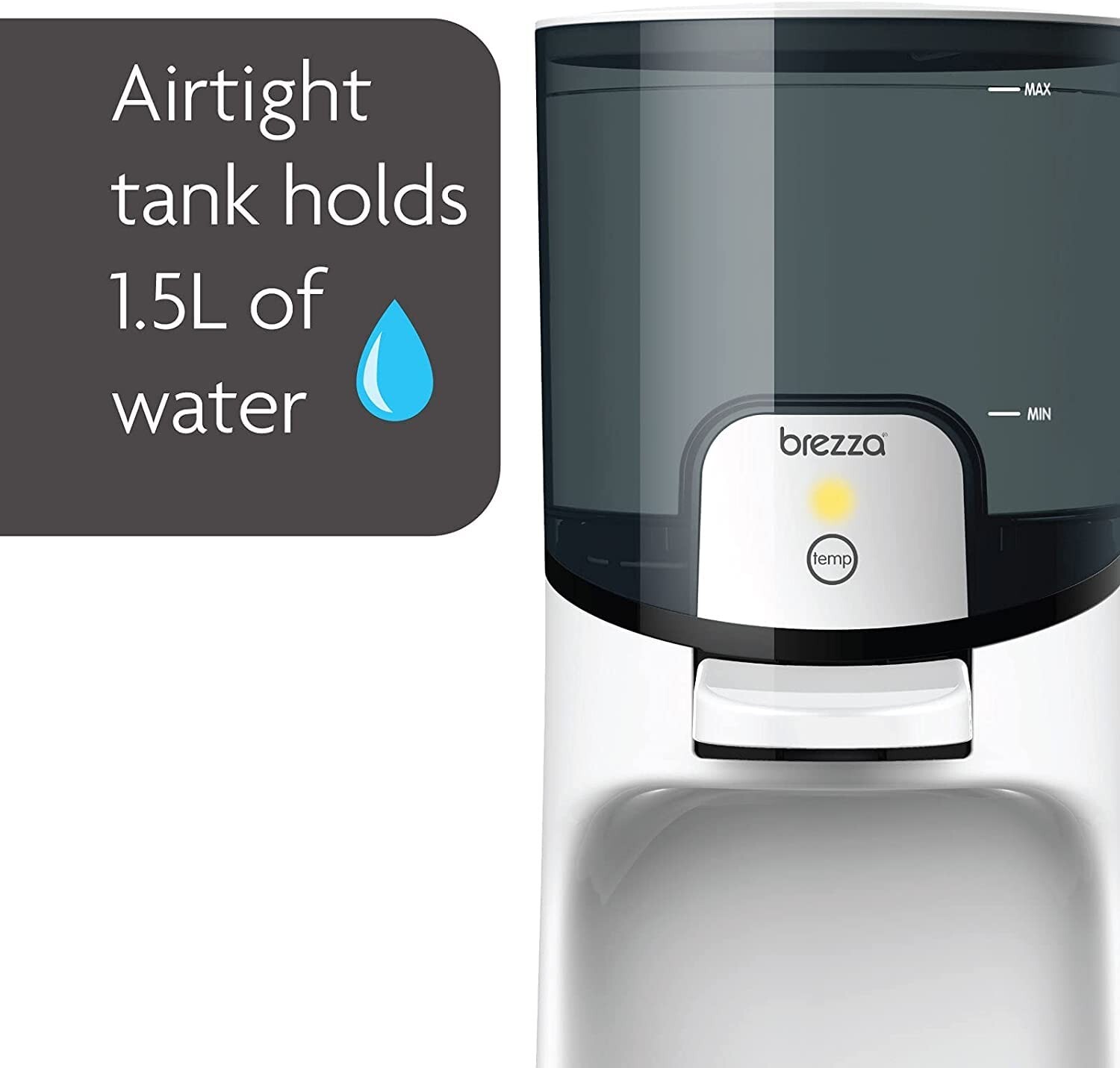 Baby Brezza Instant Warmer Dispense Warm Water at Perfect Baby Bottle