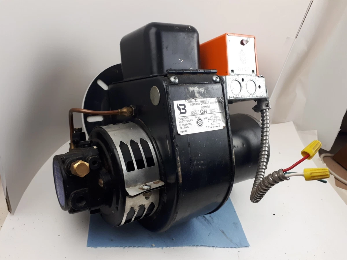 Brock Oil Burner Assembly Model QH 5u0026#034; Tube u0026amp; New Nozzle Tested |  eBay
