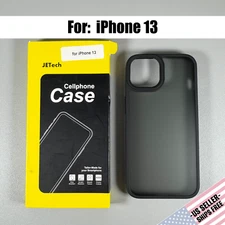 JETech Case for iPhone 13 - Frosted Black | Smooth, Sleek & Slim + Minimalist