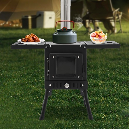 Portable Tent Stove Camping Tent Stove Wood Burning Stove for Outdoor Camping - Picture 20 of 21