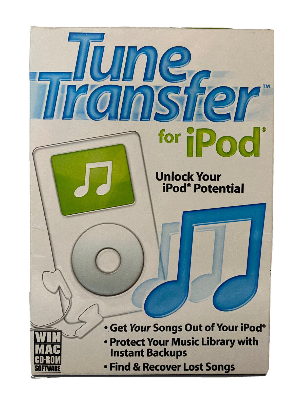 New Sesled Tune Transfer For iPod CD-ROM Mac OS X/Windows 2000/XP
