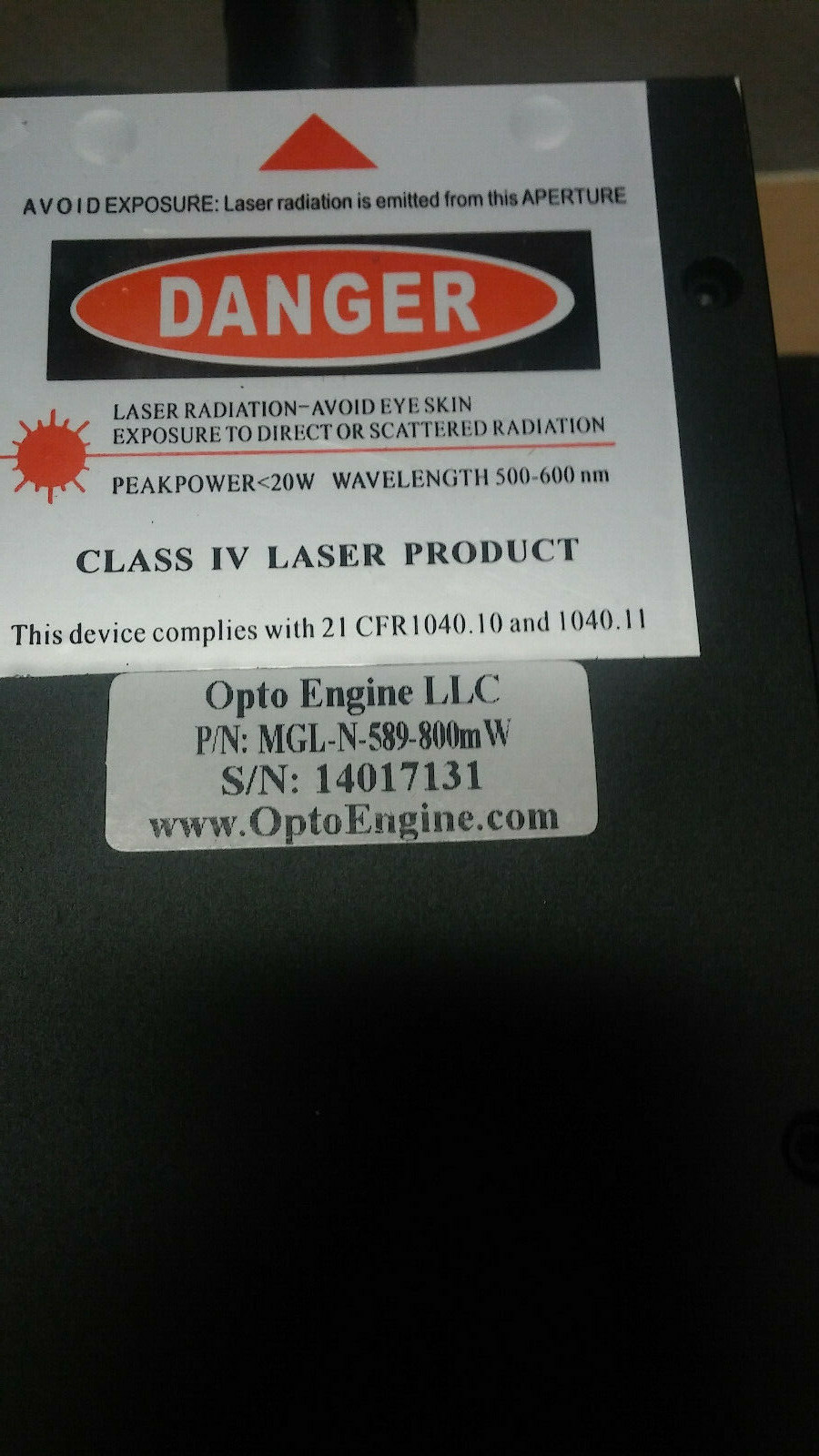 OPTO ENGINE PSU-H-LED Laser Power Supply with Laser Head | eBay
