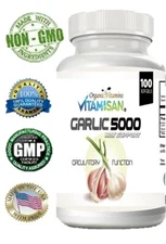 Aged Garlic Extract, garlic is a natural Immune Formula , 100 sofgels odor 5000