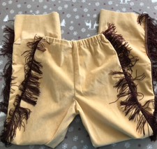 Fringed Cowboy Style Pants Costume Wear M