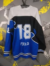 Fjeld Furuset Ishockey Jersey LARGE Shirt Hockey Kalas ig93