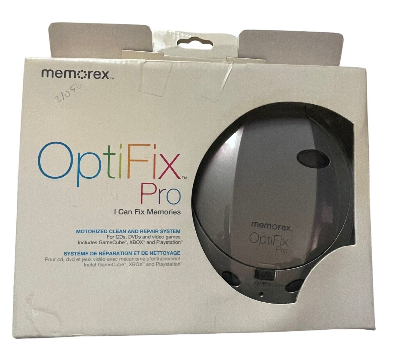 Memorex OptiFix Pro Motorized CD DVD Video Game Cleaning & Repair