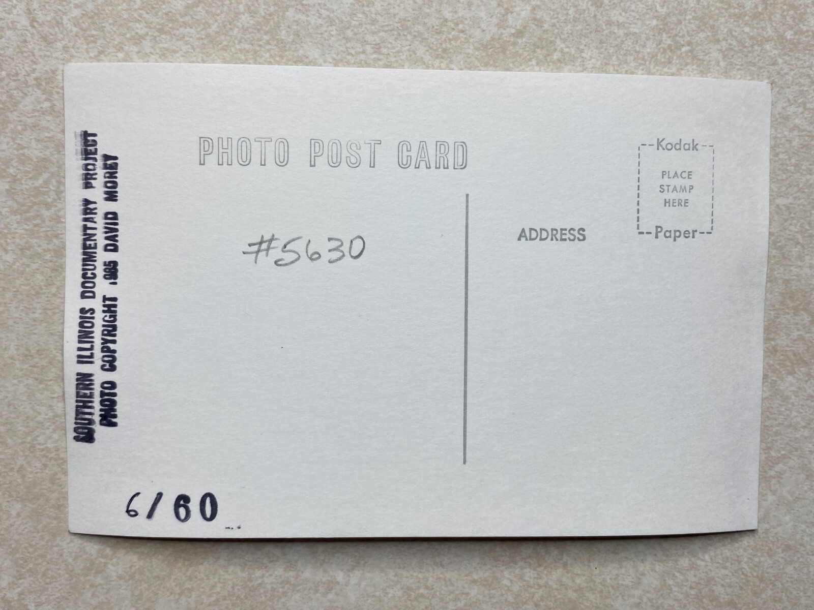 G1454 Postcard First National Bank Carrier Mills IL Illinois David