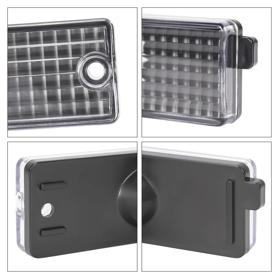 Lámpara de parachoques de luz de señal de giro con marcador lateral negro 4 piezas para Chevy Camaro 1993-2002 Foto 4 de 4