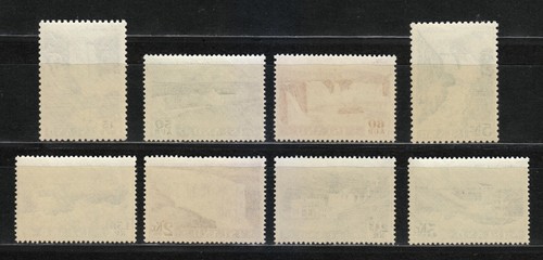 Iceland 1956 MNH Mi 303-310 Sc 289-296 Nature, tourism, Waterfalls ** - Picture 2 of 2