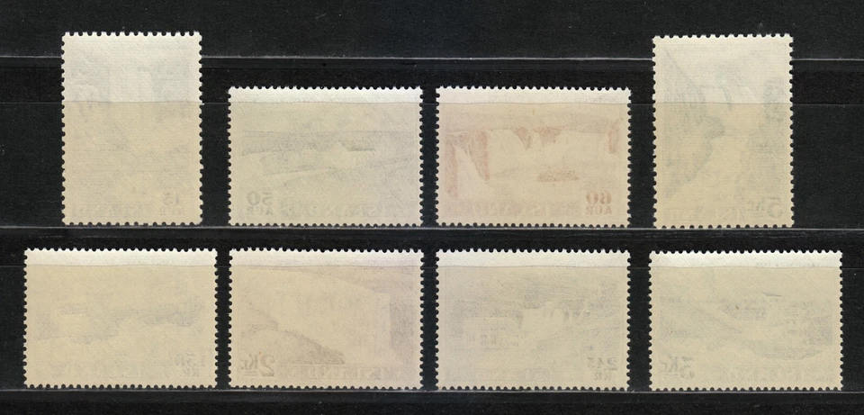 Islandia 1956 MNH Mi 303-310 Sc 289-296 Naturaleza, turismo, cascadas ** Foto 2 de 2