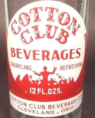 HARMONY CLUB of CLEVELAND 32  oz ACL vintage ACL Soda POP  Bottle OHIO