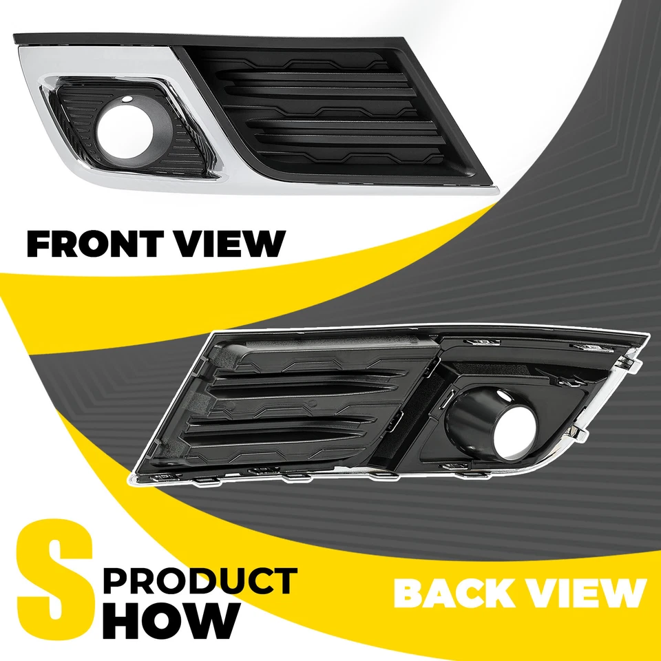 For Chevy Traverse 2013-2017 Fog Light Bezel Cover w/trim Right Passenger Side Foto 3 de 4