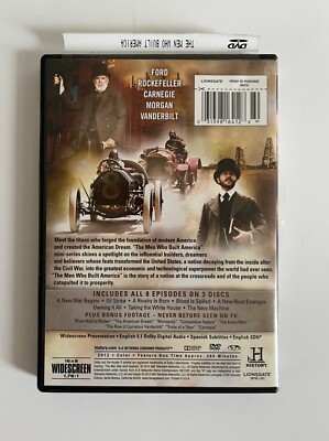 THE MEN WHO BUILT AMERICA 3-DISC DVD DOCUMENTARY SET, FORD MORGAN