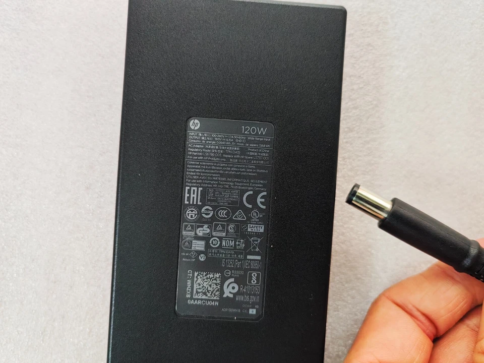 L56786-003 For HP Pavilion 24-k0003na 19.5V 6.15A TPN-DA19 120W AC Adapter OEM - Image 3 of 4