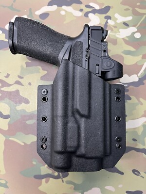 Black Kydex Light Bearing Holster for Springfield Echelon Streamlight TLR-1