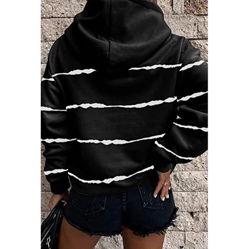 Ladies Loose Fit Long Sleeve Pullover Women Fall Warm With Pocket Hooded Tops - Picture 74 of 80