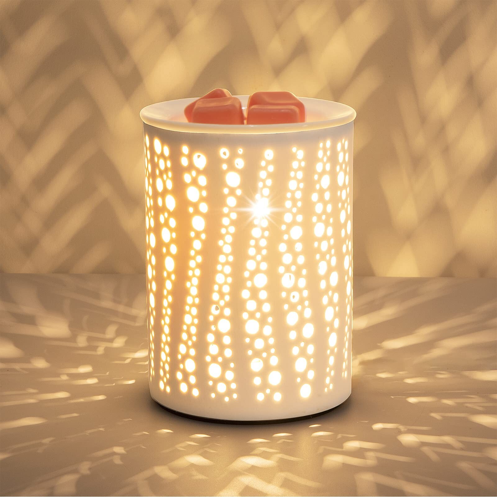 Palanchy Ceramic Electric Wax Melt Warmer with Oil Burner for Candles  -image