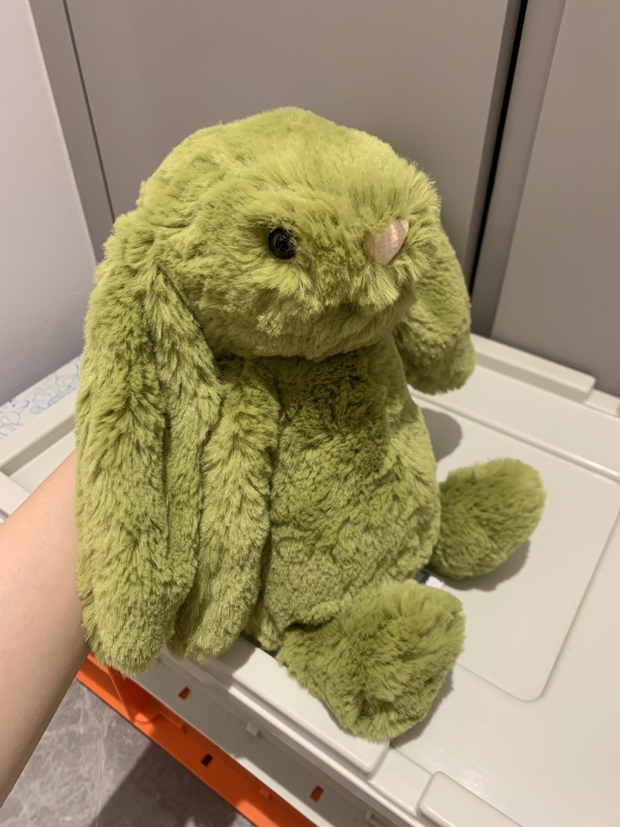 Jellycat BASHFUL MOSS BUNNY-Valentine's Day gift | eBay
