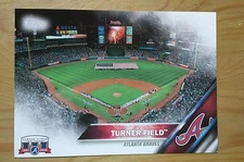 2016 Topps Turner Field Final Season SGA Atlanta Braves 5x7 Baseball Card #ATL