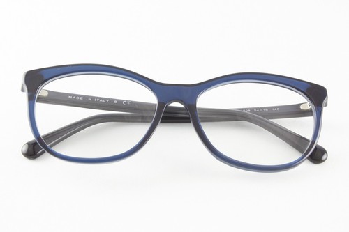 Raro Auténtico Chanel 3341 c.508 54 mm Translúcido Azul Oscuro Gafas Marcos Italia - Imagen 6 de 6