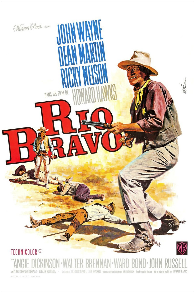 RIO BRAVO JOHN WAYNE 1959 50s ORIGINAL CINEMA MOVIE PRINT PREMIUM