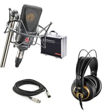 Neumann Tlm 103-mt-set Cardioid Condenser Studio Microphone With Akg K 240 Studi