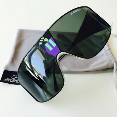 vintage ALPINA Proxima shield sunglasses W.Germany rare Stratos Goldwing talking