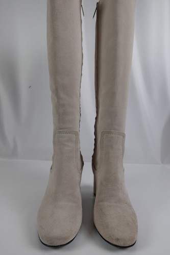 Taryn Rose Women's Knee High Suede Boots Size 7 Side Zip Slate Casual Italy Fun - Picture 20 of 24
