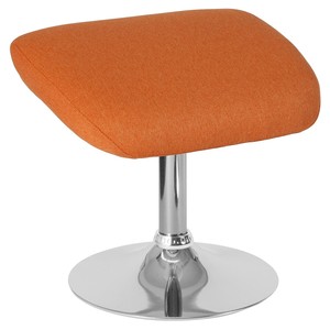 Flash Furniture Egg Series Fabric Ottoman Orange (CH162430OORFAB) - Click1Get2 Half Price