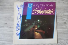 Shakatak Autogramme signed LP-Cover "Out Of This World" Vinyl