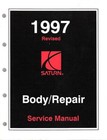 1997 Saturn S-Series OEM Factory Body/Repair Service Manual S0397011K8A