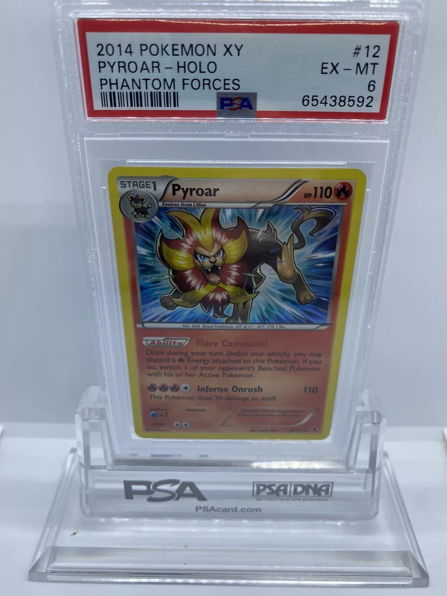 Pyroar #12 Phantom Forces Holo PSA 6 Pokémon