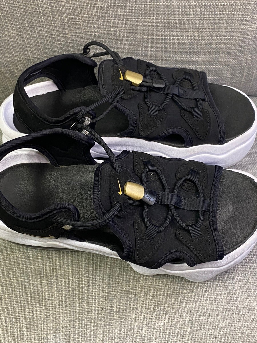 Nike Air Max Koko Sandals Shoe Slipper Black White CW9705