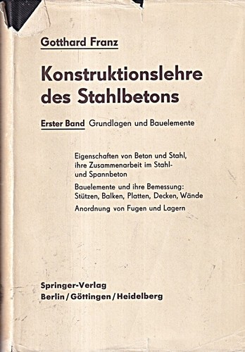 Grundlagen und Bauelemente (Konstruktionslehre des Stahlbetons, 1) - 第 1/1 張圖片