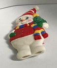 VINTAGE MARSHALL FIELDS PORCELAIN SNOWMAN ORNAMENT BY MIDWEST IMPORTERS 4.25” — photo 3