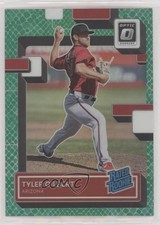 2022 Donruss Optic Rated Rookie Green Dragon Prizm 73/99 Tyler Gilbert #95 7s2