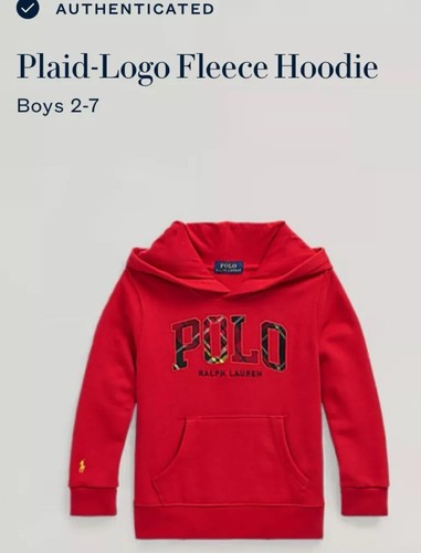 Polo Ralph Lauren Plaid-Logo Fleece Hoodie - Picture 2 of 8