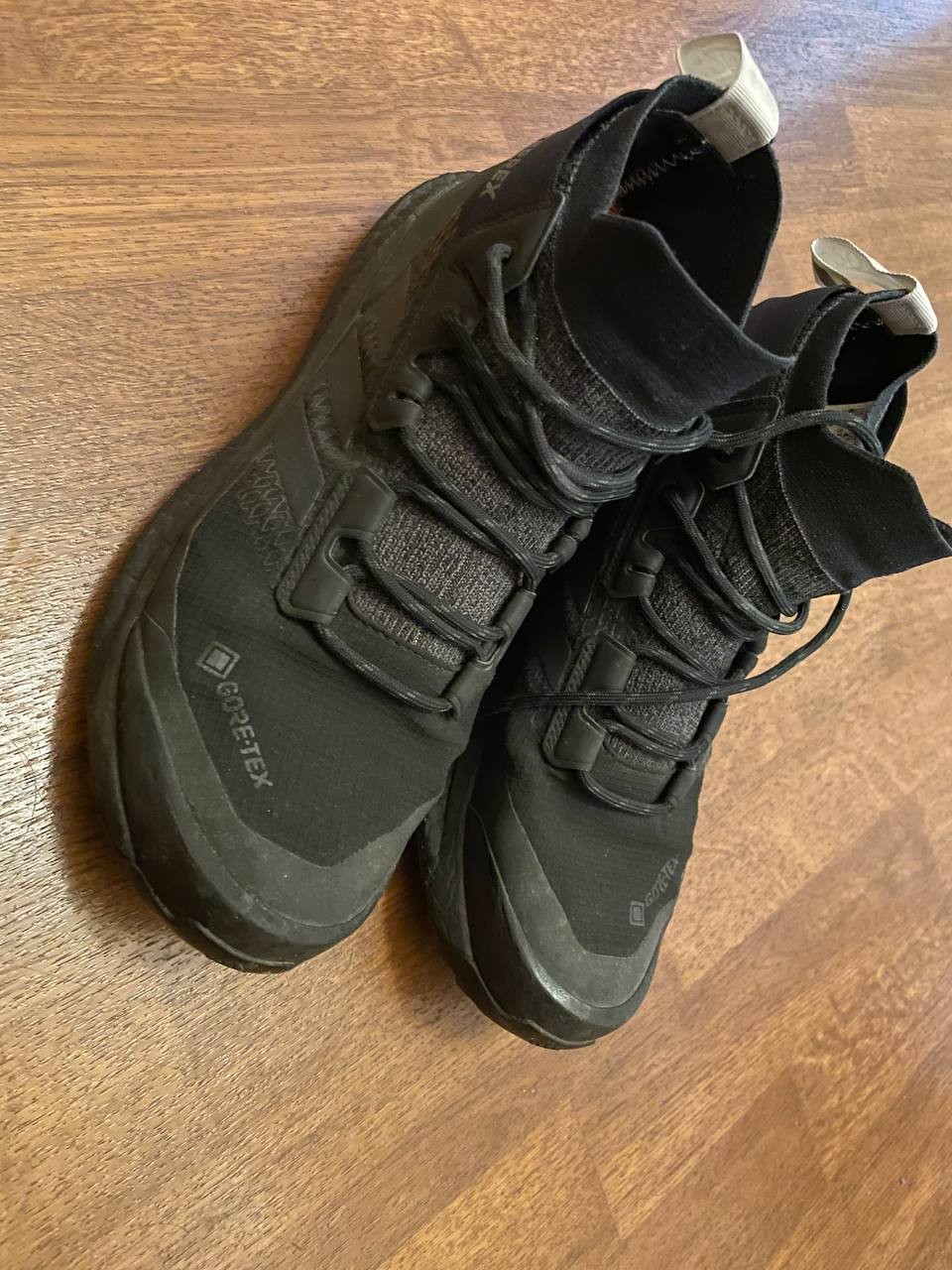 adidas Terrex Free Hiker GTX Gore-Tex Hiking Shoes Black Continental