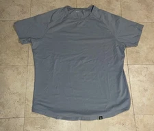 YoungLA Mens Gym T Shirt Size Large Short Sleeve Cotton Spandex 442 Hybrid Tee