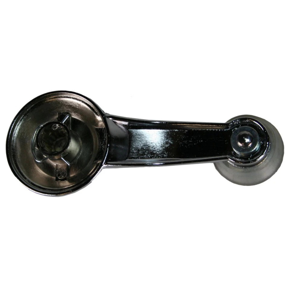 Manivela de ventana cromada con perilla transparente para Impala Fleetwood Electra Foto 2 de 2