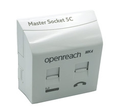 BT Openreach NTE5c MK2 Master Socket + MK4 VDSL/ADSL Faceplate New